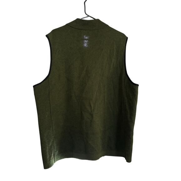 Red Maple Alpaca Wool blend Vest Men’s Large - full zipper - Picture 1 of 3